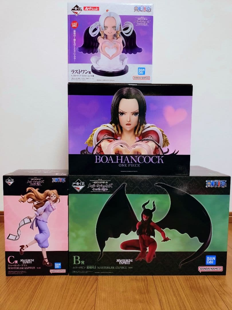 一番くじ　ワンピース　メモリーオブヒロインズ　A・B・C・ラストワン賞他下位賞