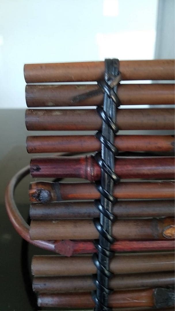 竹細工　茶道具　古道具　竹　花台　そば猪口　古竹