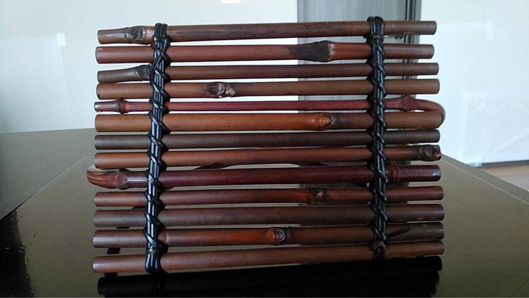 竹細工　茶道具　古道具　竹　花台　そば猪口　古竹