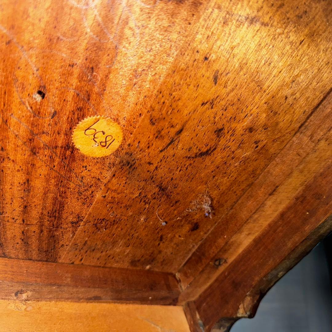 【希少】英国アンティーク サイドキャビネット 電話台 ベッドサイドチェスト