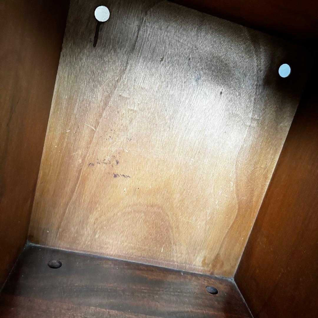 【希少】英国アンティーク サイドキャビネット 電話台 ベッドサイドチェスト