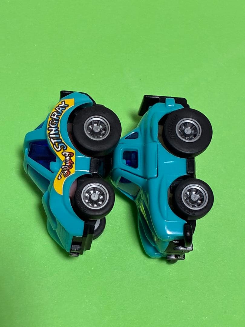 チョロQ、2台セット・ミントグリーン