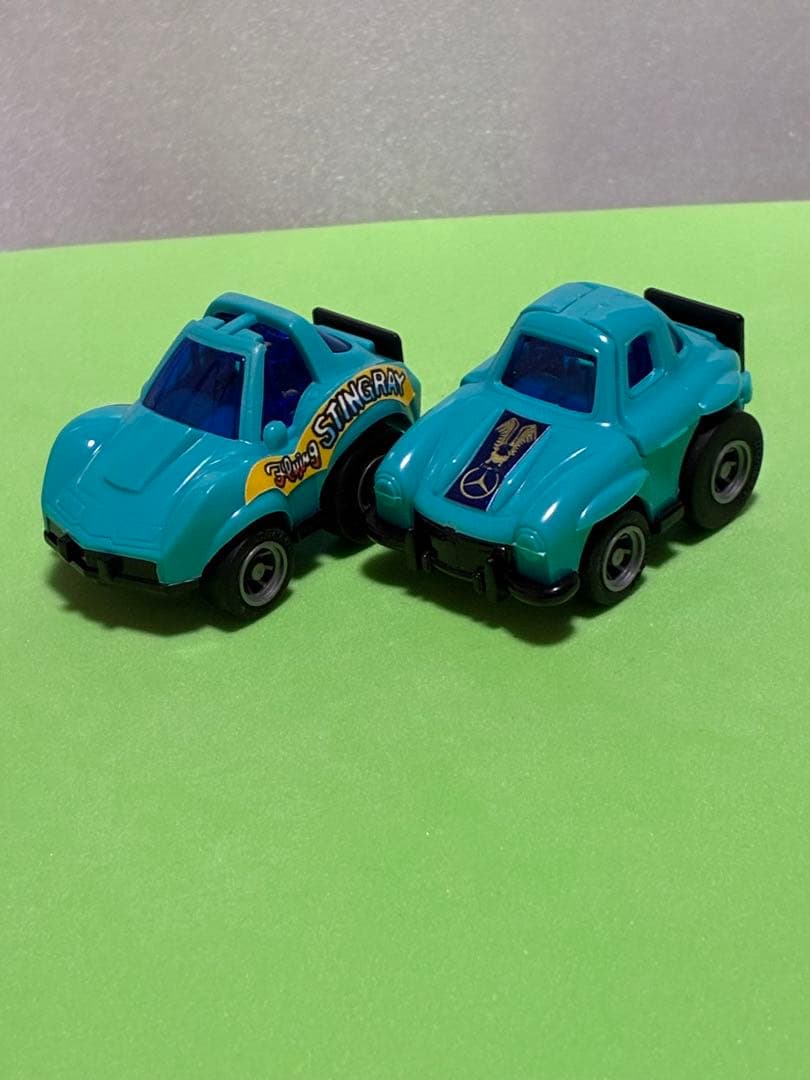 チョロQ、2台セット・ミントグリーン