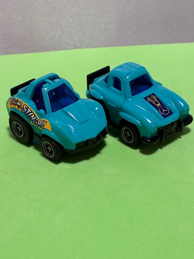 チョロQ、2台セット・ミントグリーン