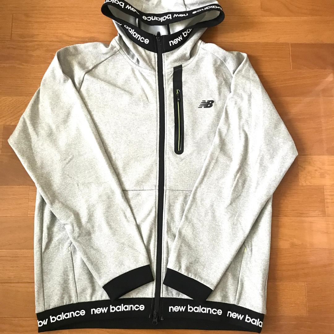 ニューバランス　ゴルフ　フルジップパーカー　 グレー　サイズ6　⑤