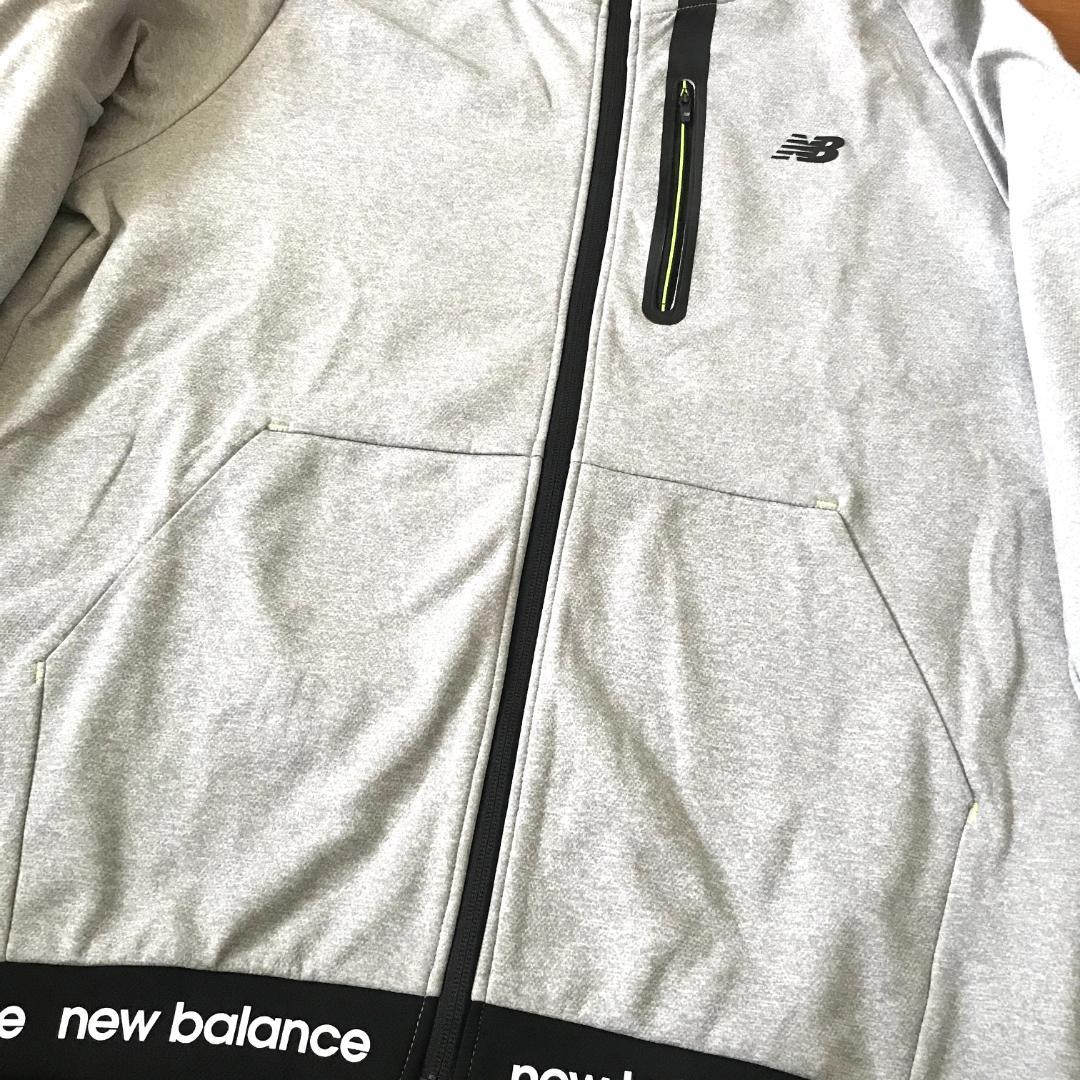 ニューバランス　ゴルフ　フルジップパーカー　 グレー　サイズ6　⑤
