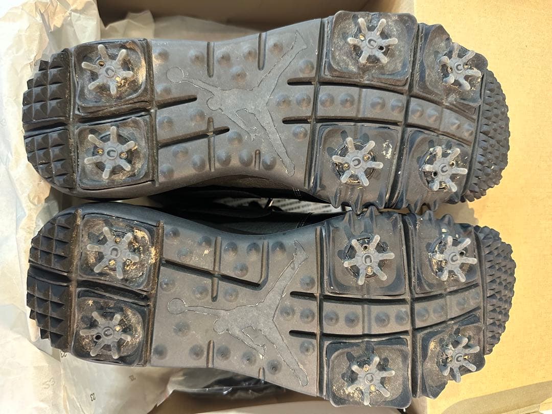 シューズ(男性用) NIKE AIR JORDAN 1 GOLF PREM BLACK US10.5