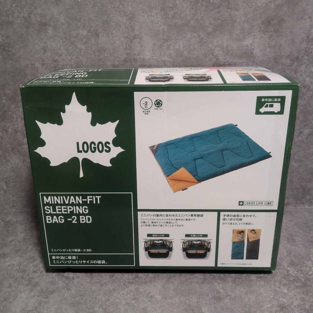 アウトドア寝具 LOGOS MINIVAN-FIT SLEEPING BAG-2 BD