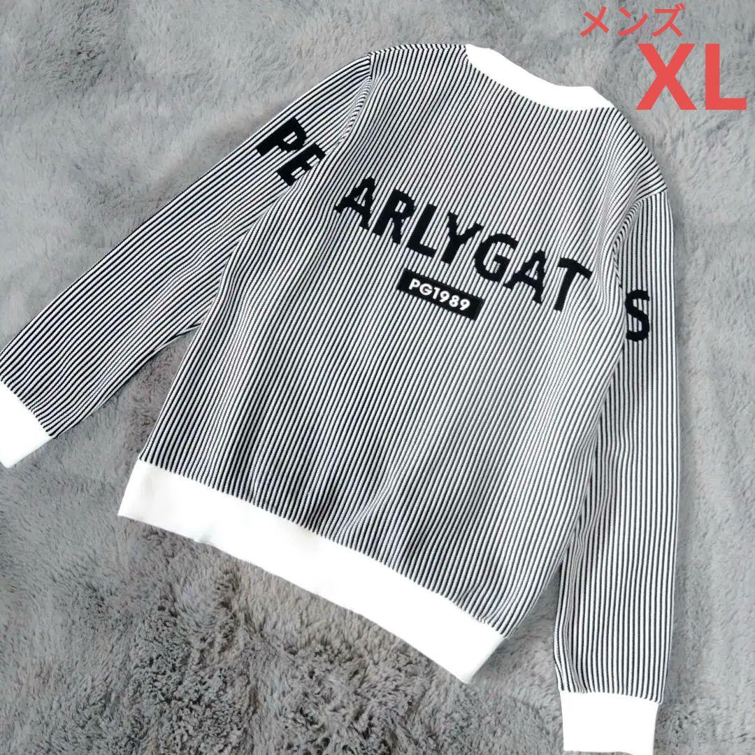 【極美品】PEARLY GATES☆ビッグロゴ☆ニット☆LL ゴルフ/スポーツ