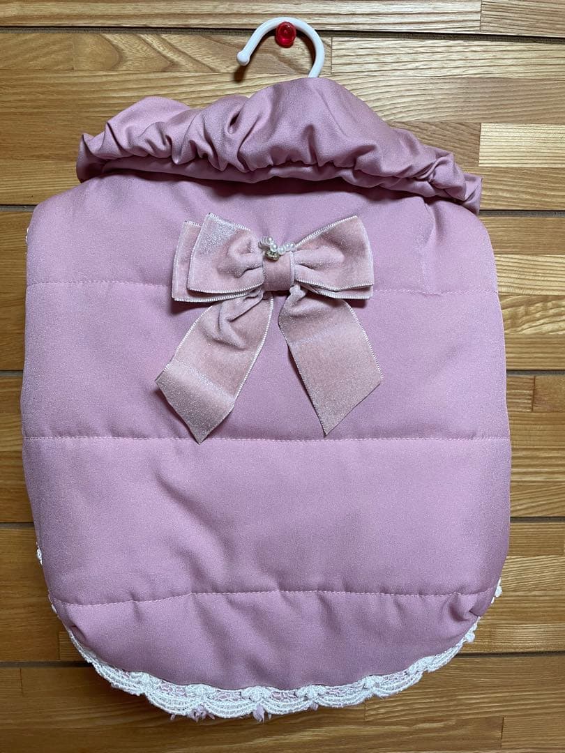 きゃんナナ 犬用リボン付きコート Ｌサイズ