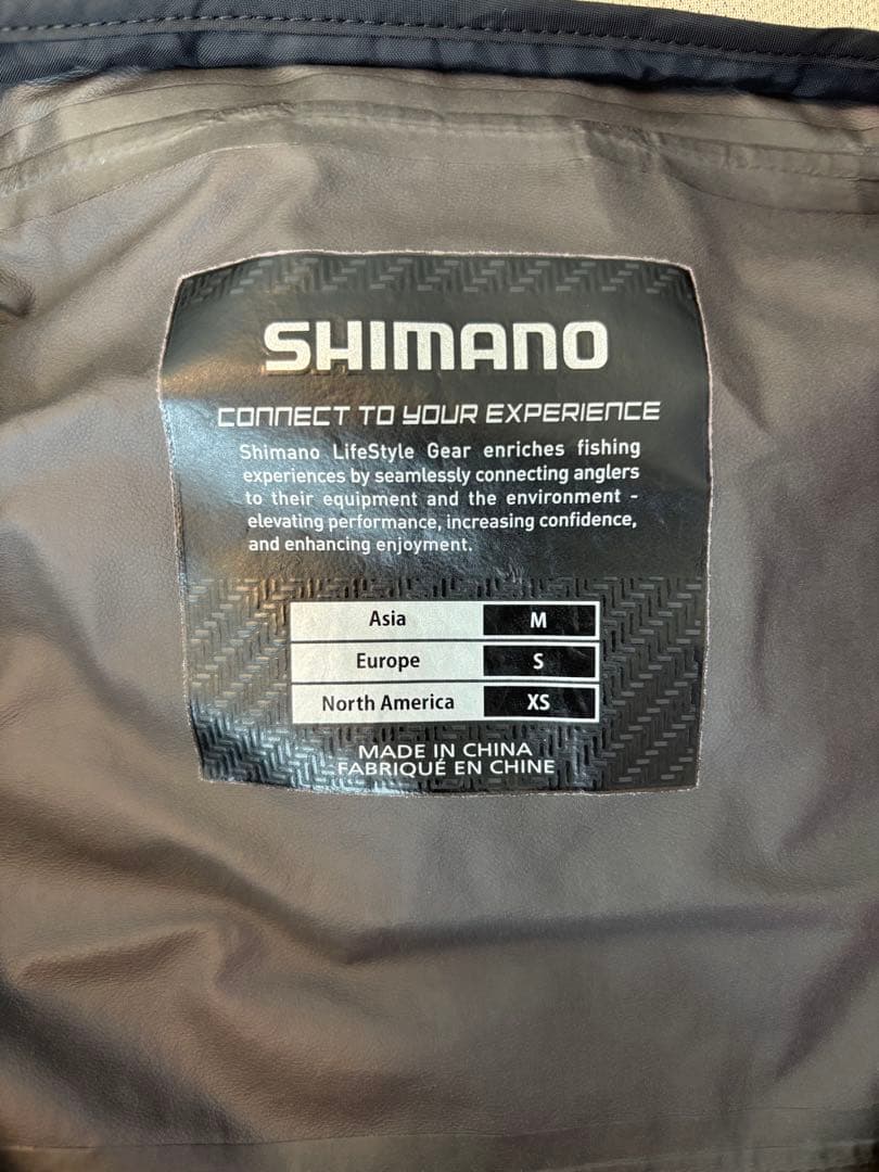 シマノ NEXUS ネクサス レインスーツ(上着のみ) Mサイズ