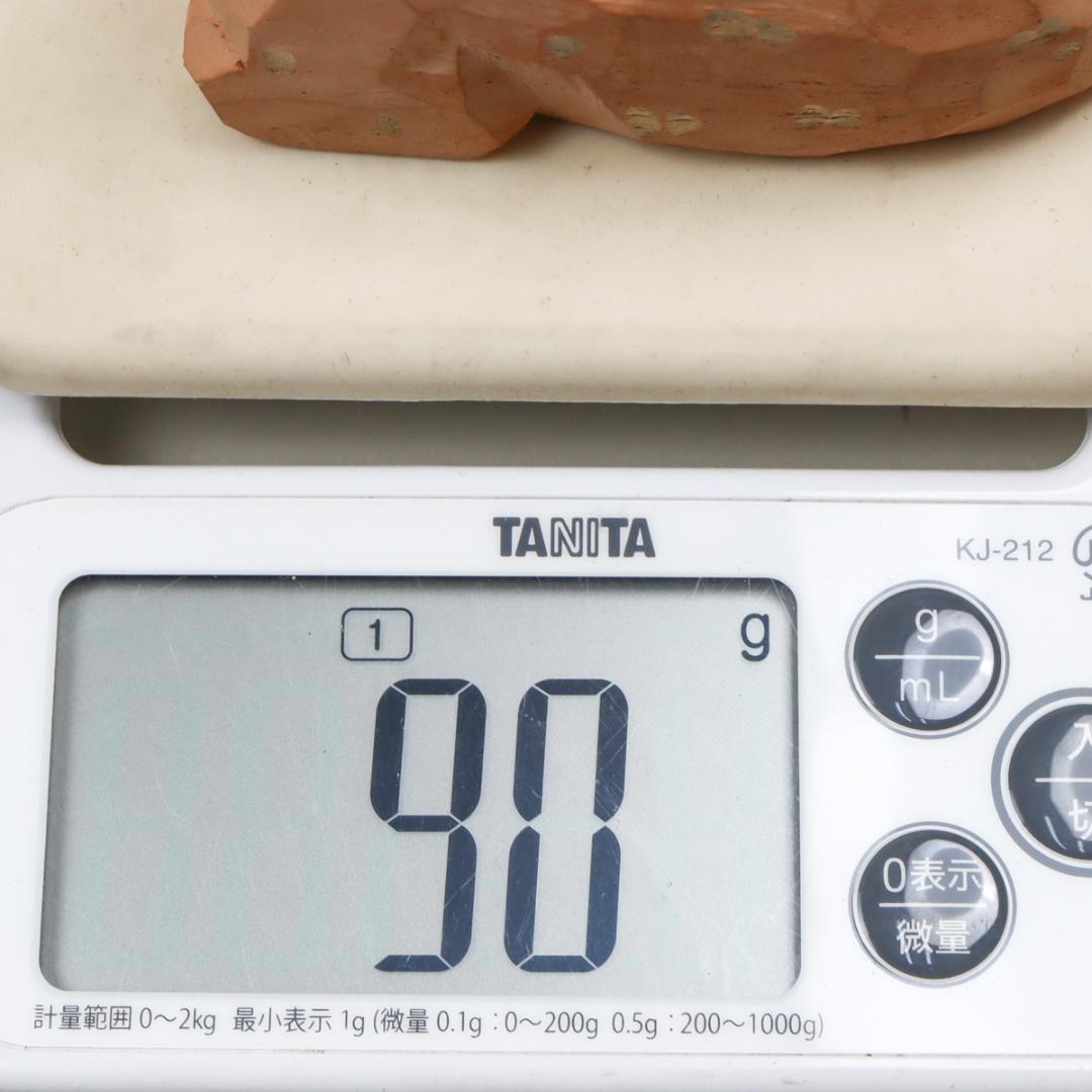 奈良人形師 染川宗進 鹿 木彫 置物 共箱