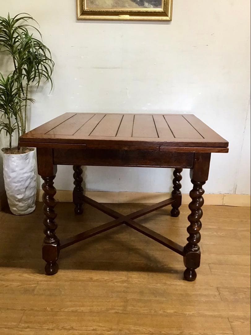 管434☆イギリス製☆ロイズアンティークス☆ドローリーフテーブル