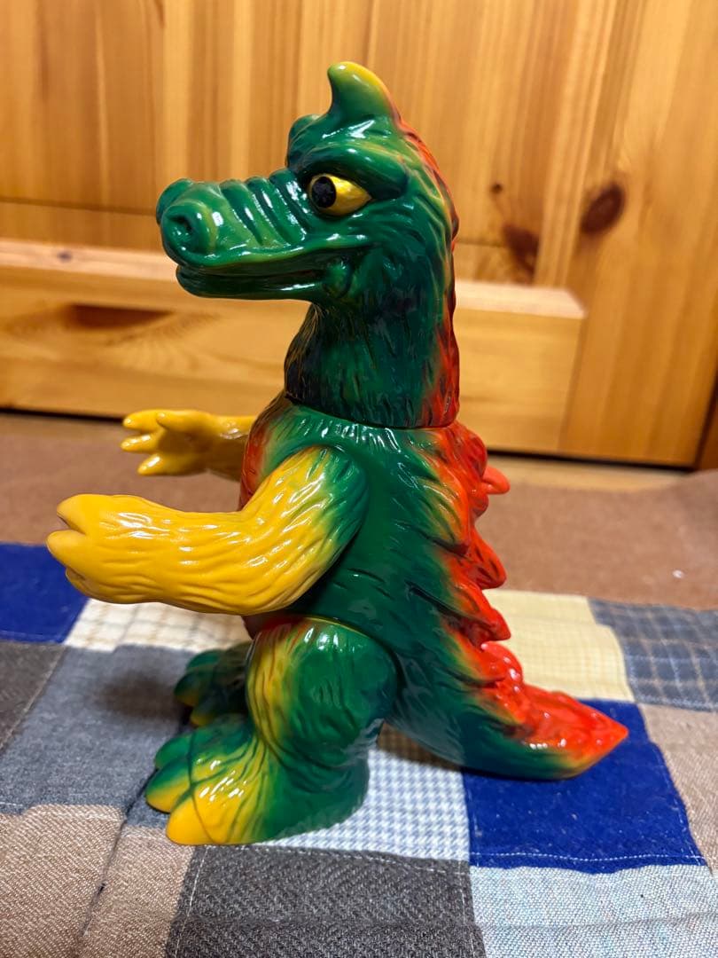 [美品]バロン350 マルサンのソフビ怪獣シリーズ 火山怪獣