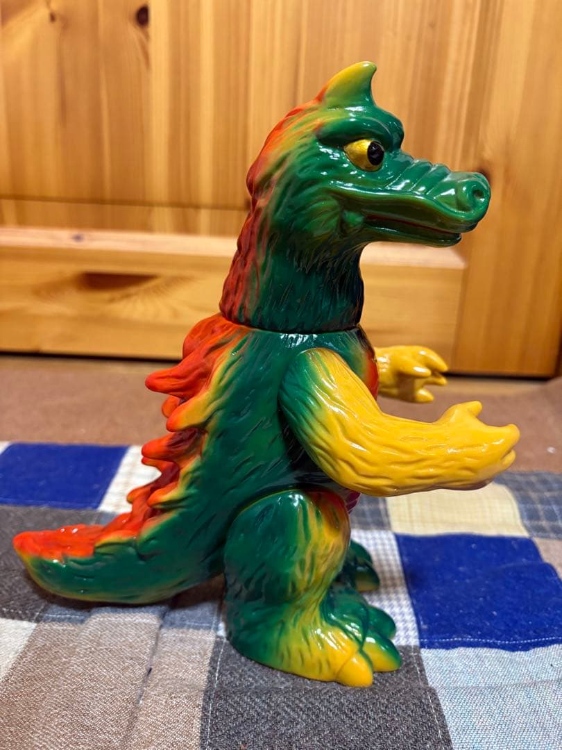 [美品]バロン350 マルサンのソフビ怪獣シリーズ 火山怪獣