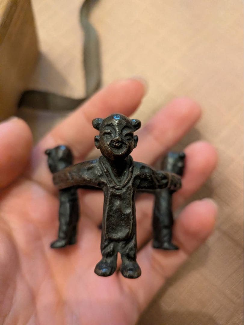 金属製 茶道具 人形デザイン