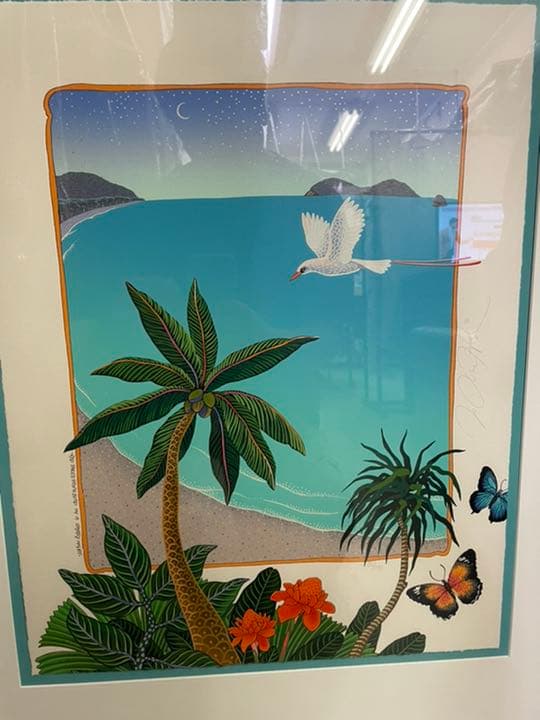 絵画　　花と鳥