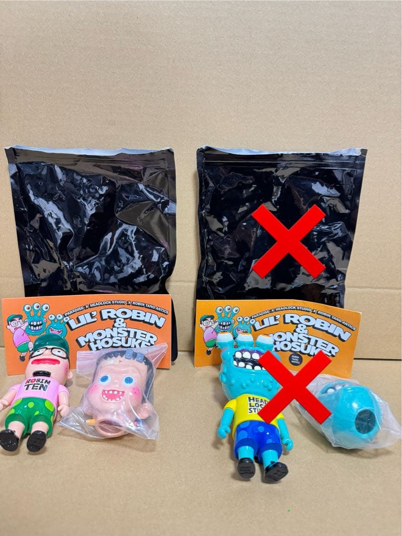 ソフビ　バラ　ロビンテン x ヘッドロックスタジオ Headlockstudio