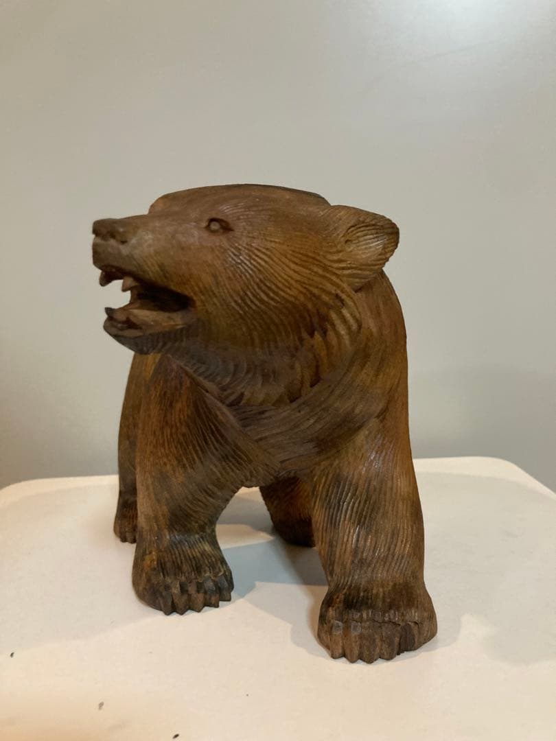 八雲　加藤貞夫　木彫熊　貴重