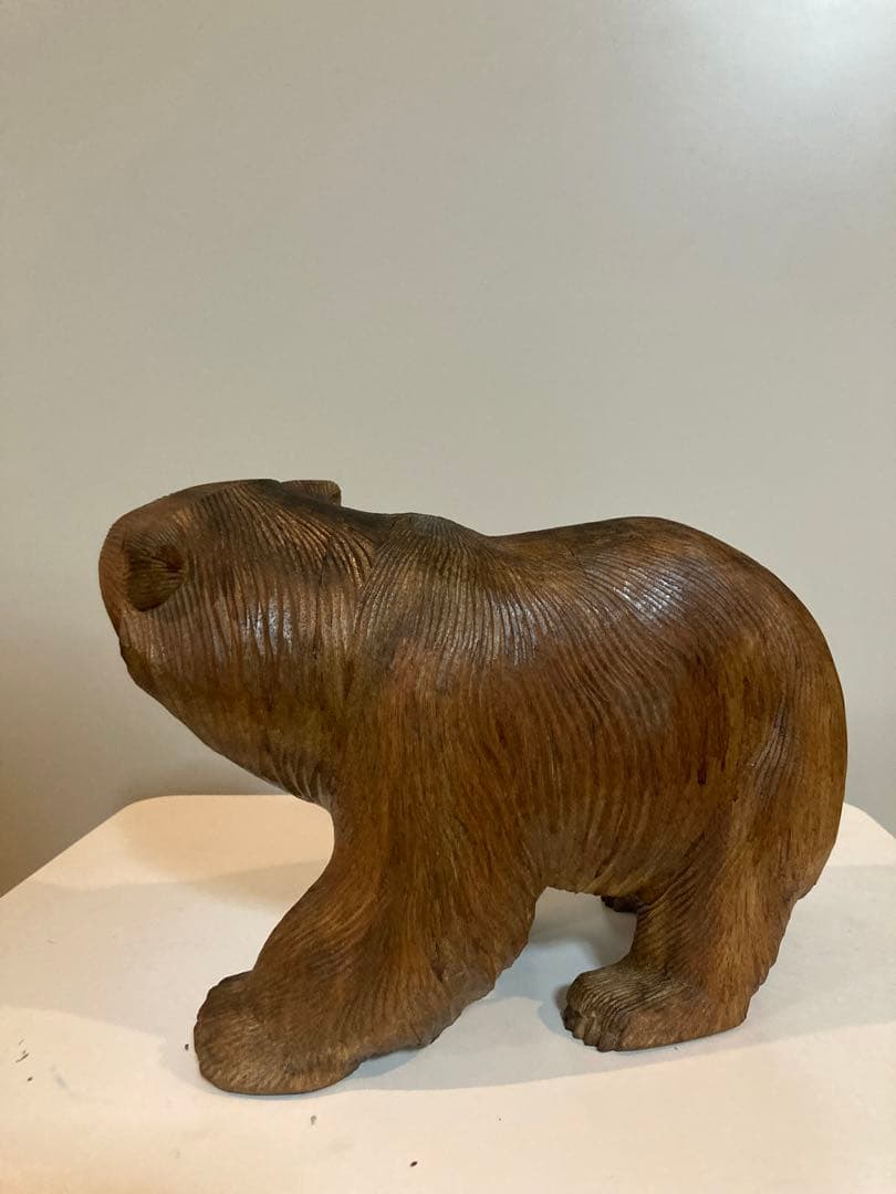 八雲　加藤貞夫　木彫熊　貴重