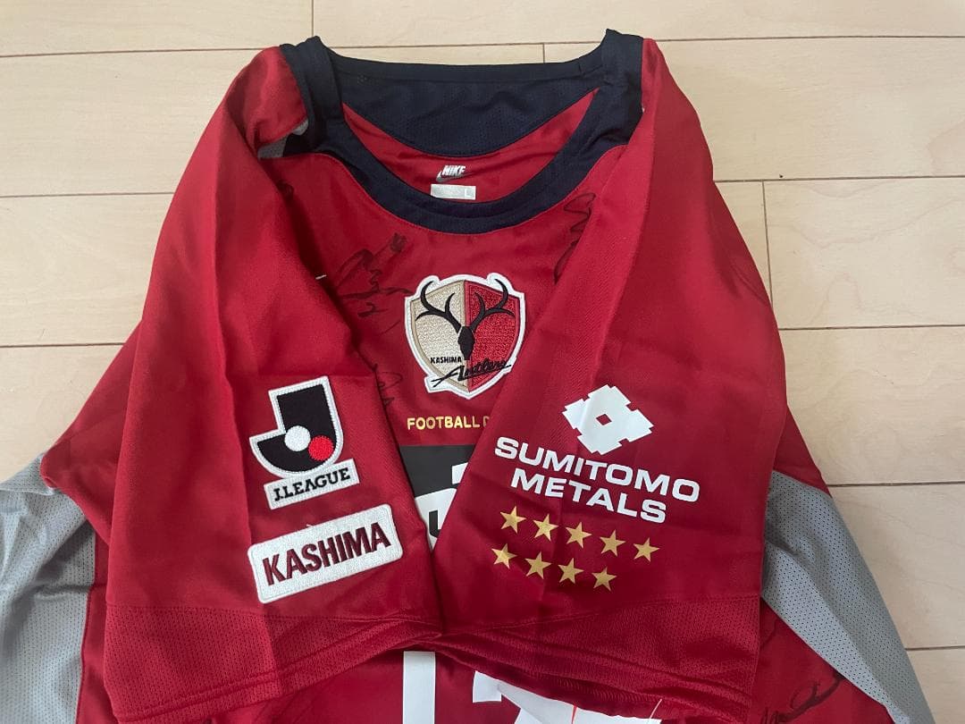 鹿島アントラーズ黄金期メンバー2006　サイン入りユニフォーム LAST