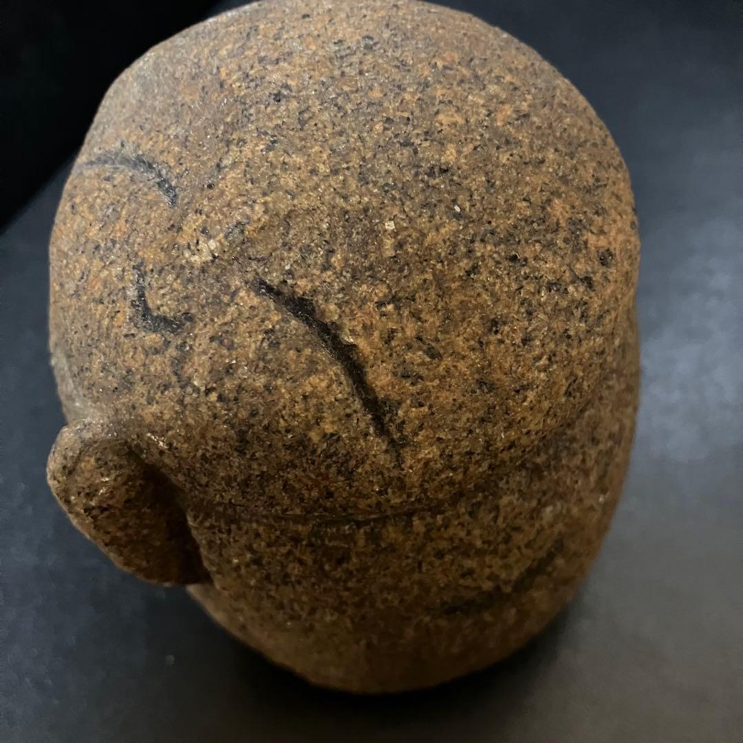 石神彫刻工房 石んこ地蔵まる 高さ約10cm