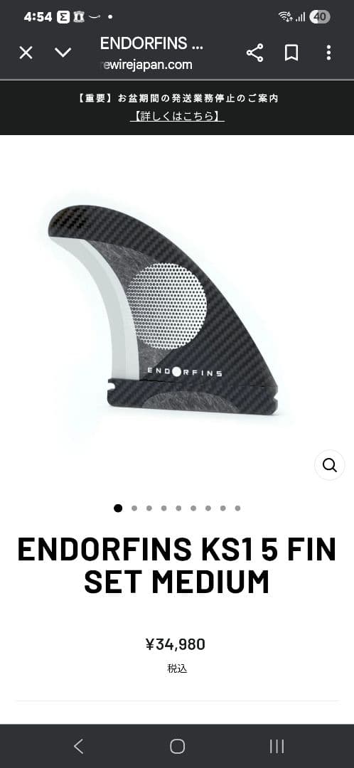 ファイヤーワイヤー エンダーフィン[M] futureタイプ