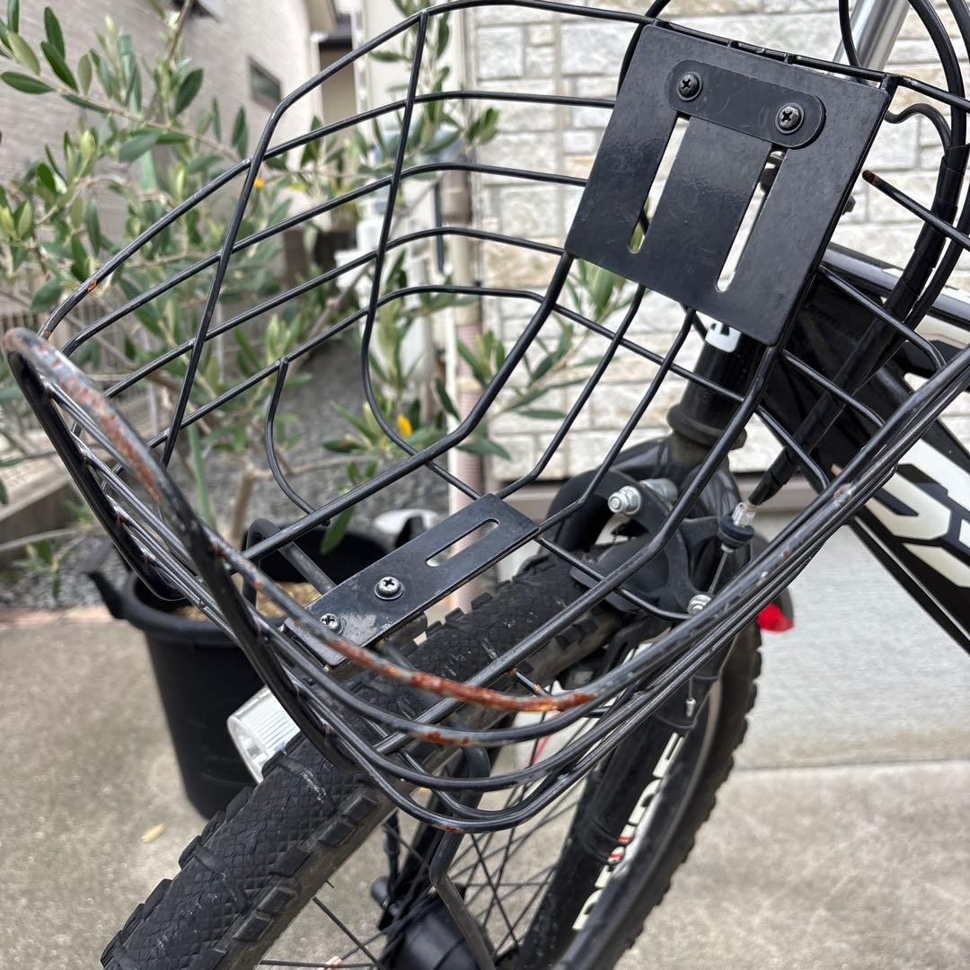 訳あり！人気！ドライド　24インチ　自転車　黒赤　引き取り限定