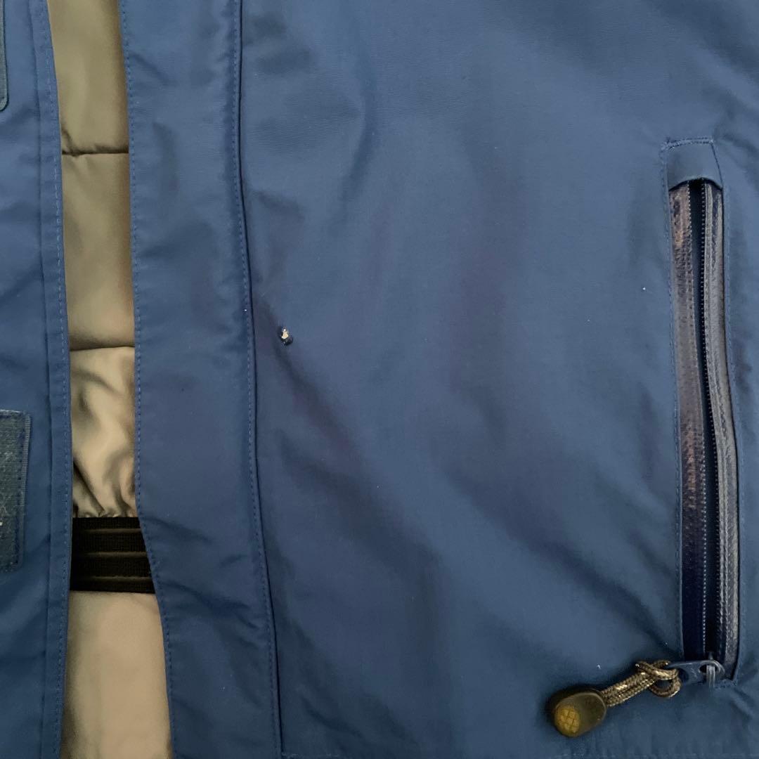 モンベル 子ども用スキーウェア 150cmブルー グレー キッズ　セットアップ