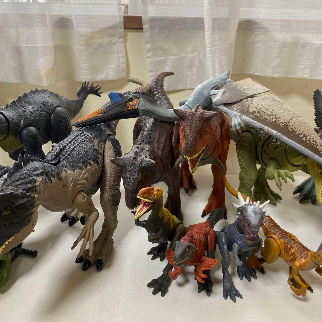 マテル　ジュラシックパーク　ワールド　恐竜　フィギュア　人形　まとめ売り　40体
