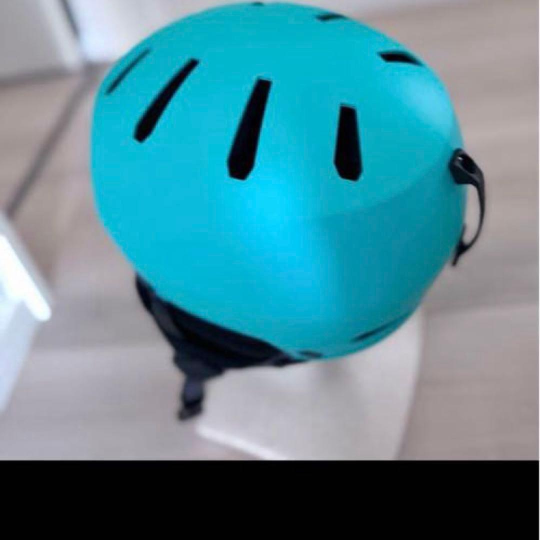 bern ヘルメット ターコイズ JAPAN FIT バイザー付き ゴーグルなし