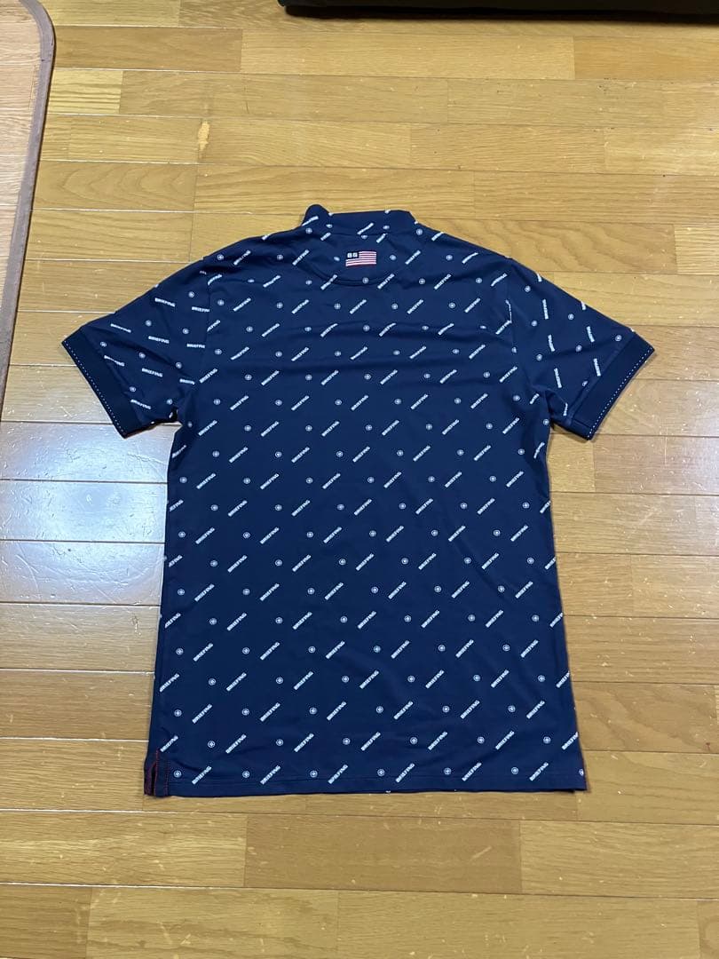 ブリーフィング　BRIEFING ネイビー Mサイズ モックネックシャツ