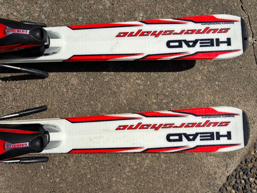 HEAD Super Shape 147cmスキーセット