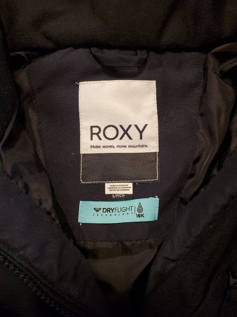 ROXY スノーボードウェア　レディース　 上下セット ブラック/ホワイト