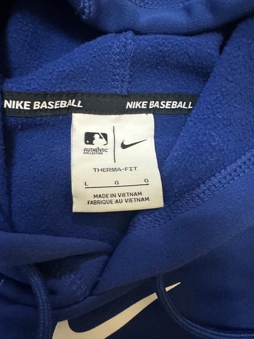 【正規品】ナイキ ドジャース パーカー オーセンティック Lサイズ