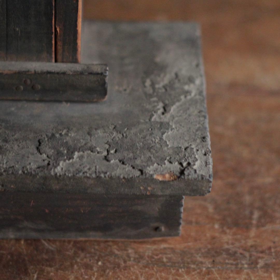 古い 木製 厨子 嵌め込み式 古美術 古道具 アンティーク オブジェ