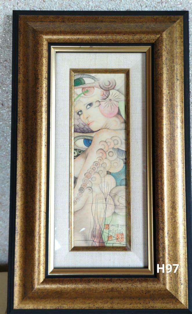 城景都　景空　女性画　H97