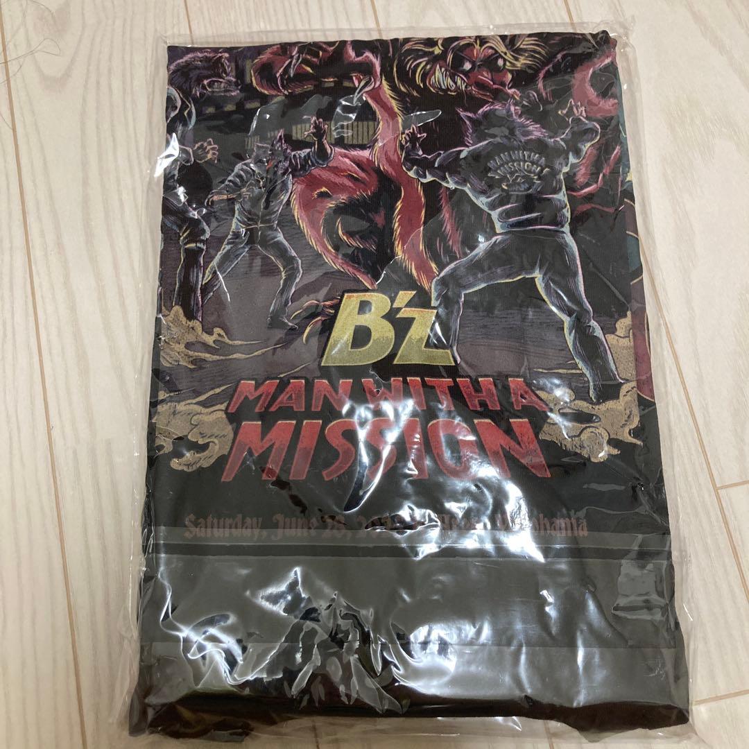 B'z UNITE #02 コラボTシャツ マンウィズ Lサイズ ビーズ