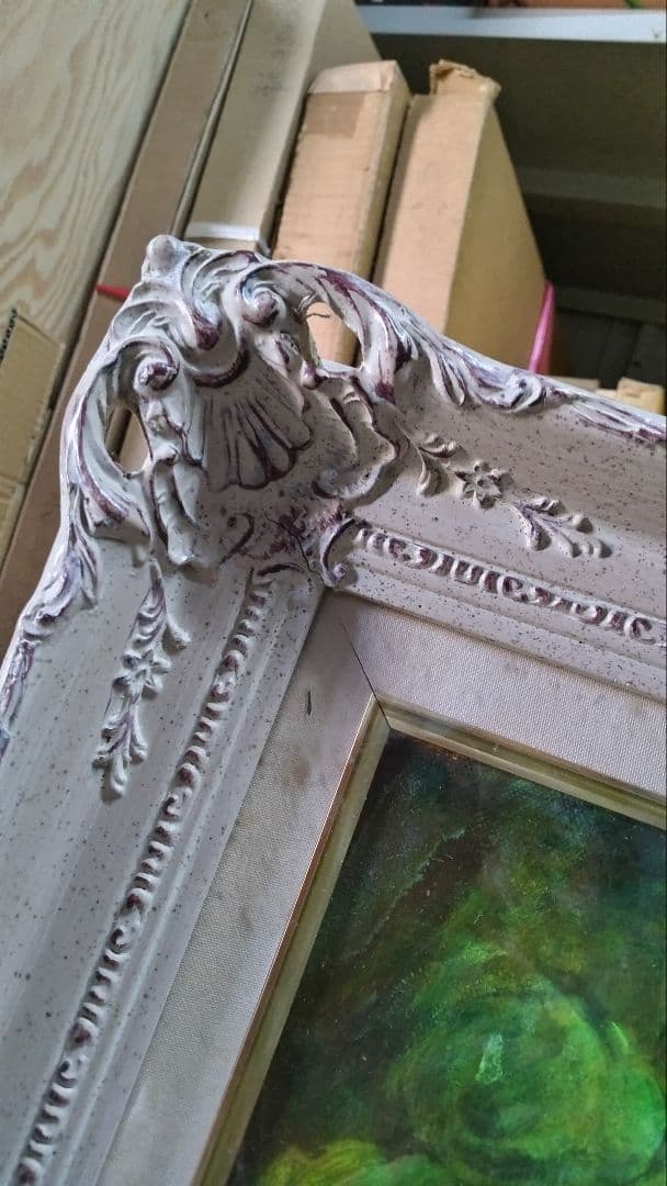 フランソワ .ブーシェ 肉筆模写F20号 大作高級額縁