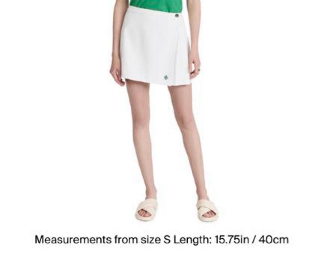 TORY BURCH 【新品未使用タグ付き】ラップテニススカートスノーホワイト