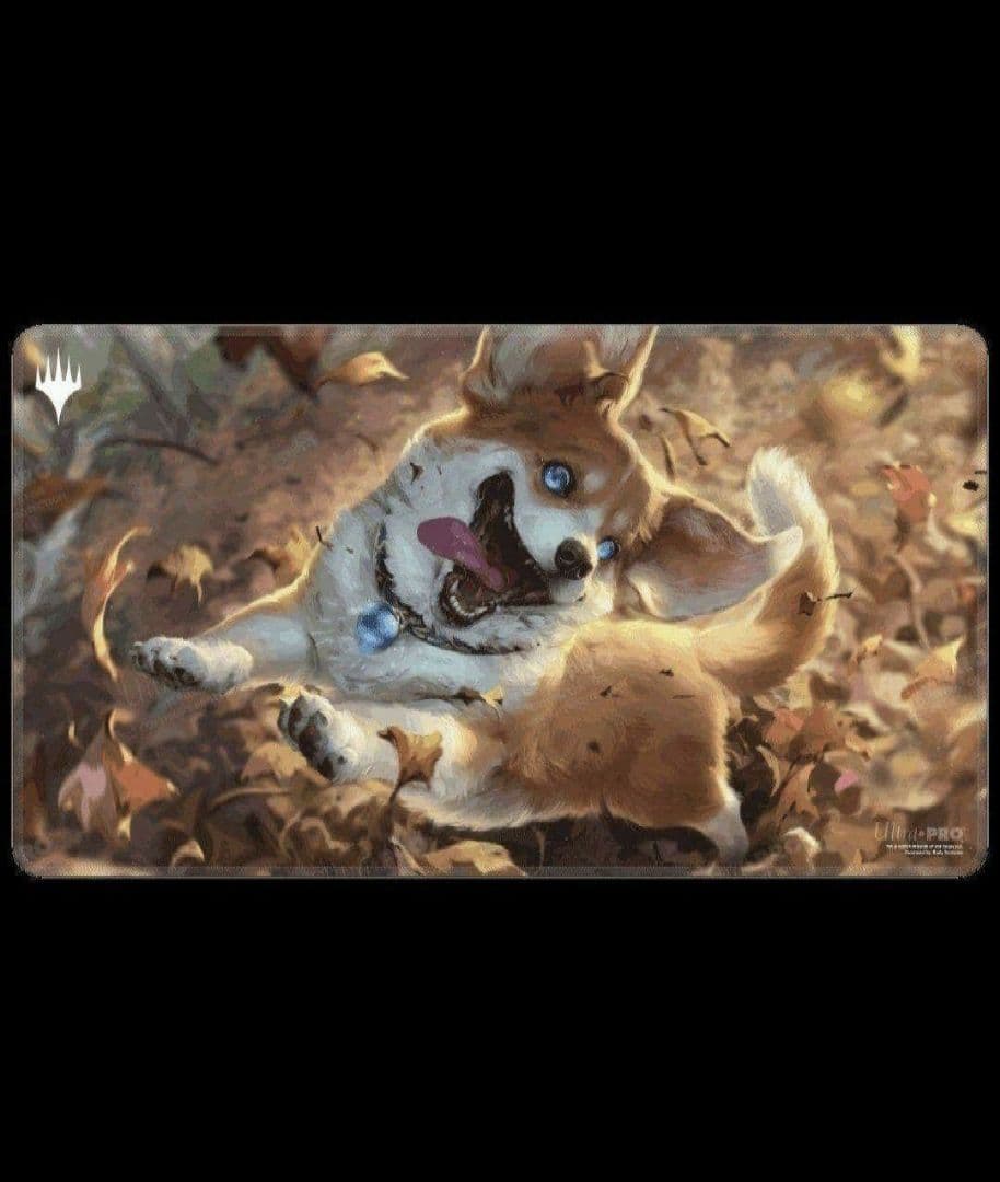 新品 ホロ仕様 MTG ウルトラプロ社製 溌剌の牧羊犬、フィリア プレイマット