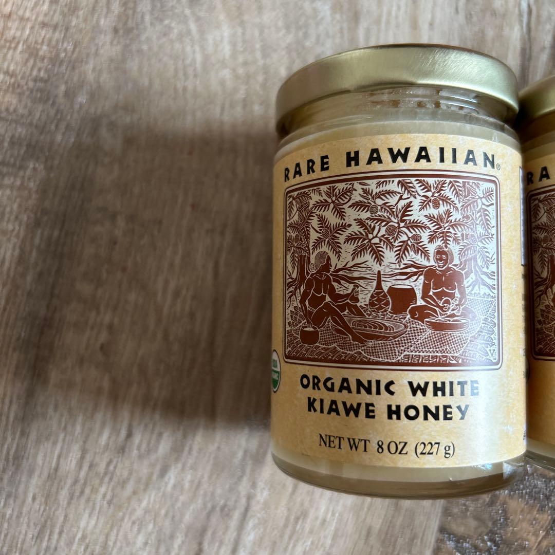 レアハワイアン　オーガニックホワイトハニー　プレーン　はちみつ　3つ