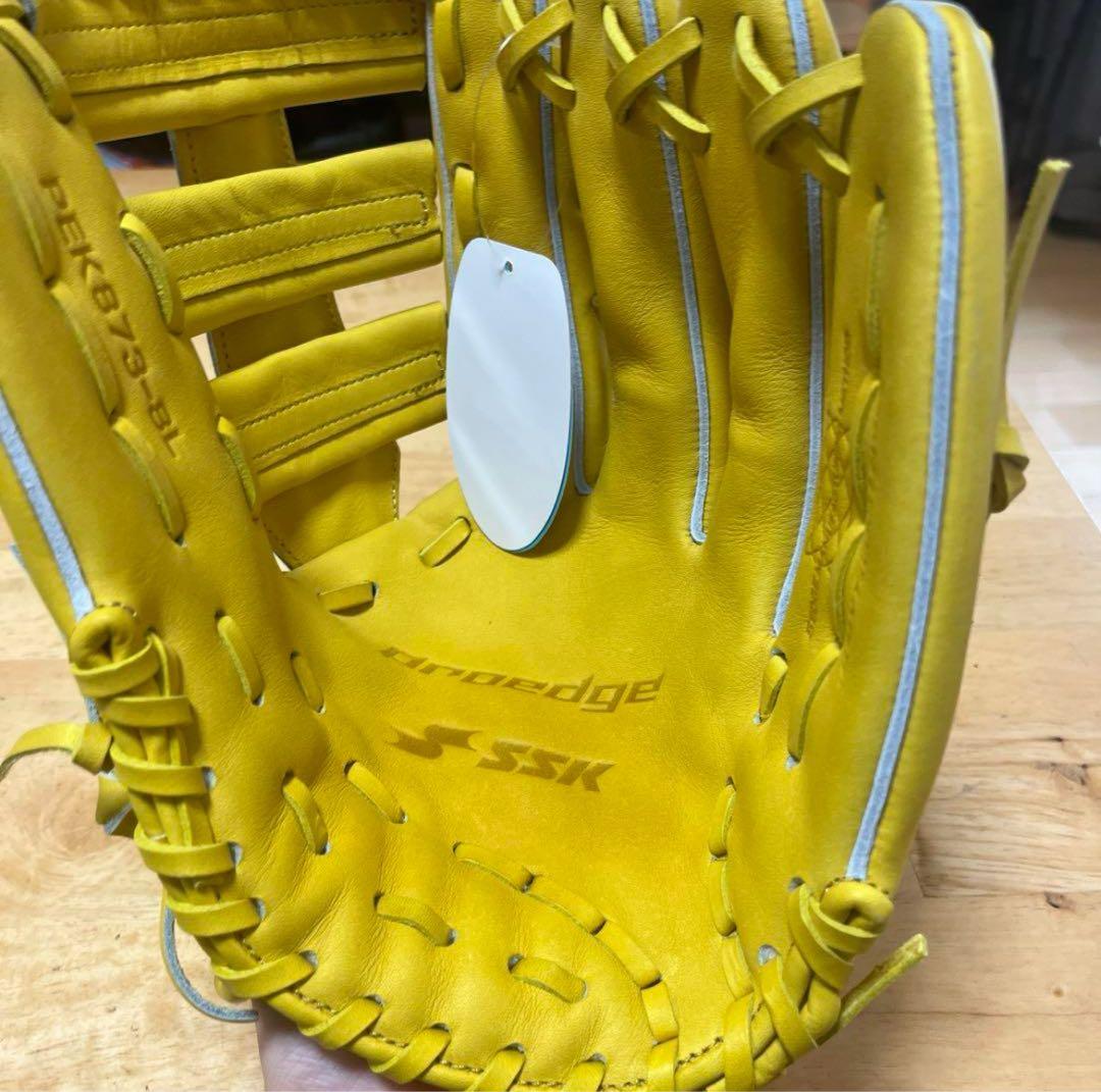 新品 スチーム加工済み 硬式 SSK グローブ 右投げ 外野手用