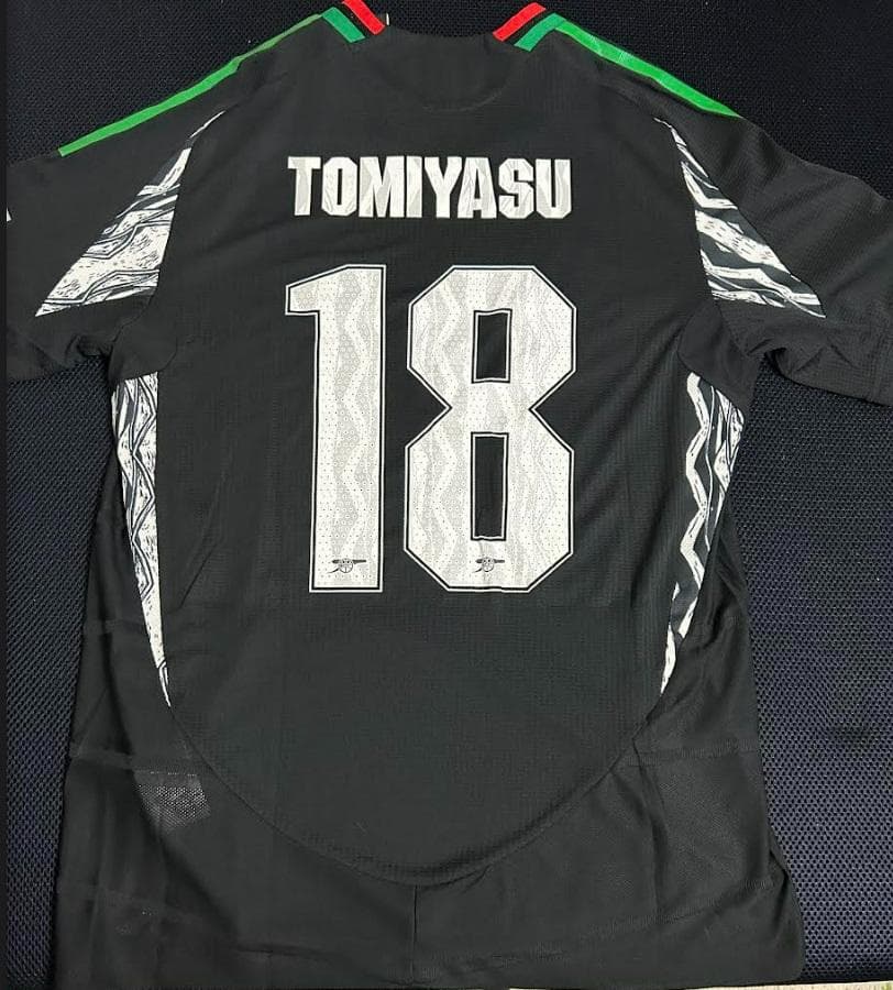 アーセナル　冨安健洋　オーセンティック アウェイ CL（M）2024-25