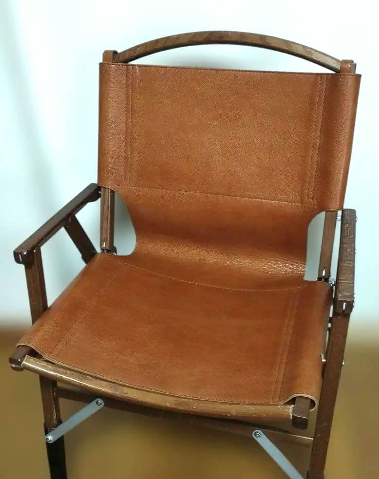 カーミットチェア用　マイスターレザーシート　ブラウン　シュリンクレザー