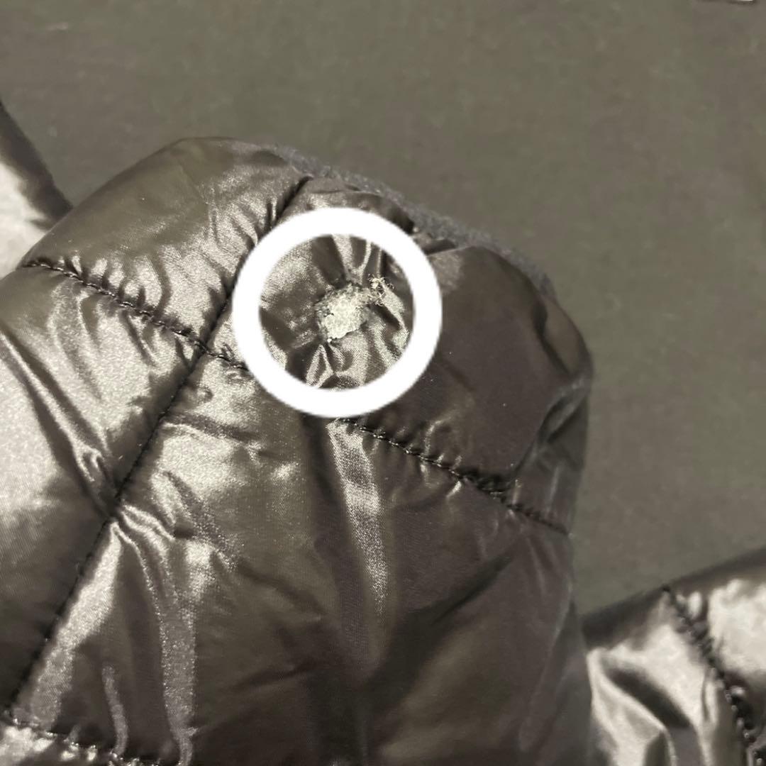 CERVA 黒 カシミア混 ダウン切り替え プルオーバー