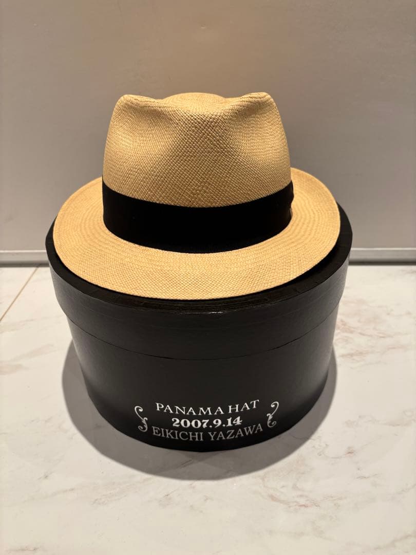矢沢永吉グッズ★パナマハットL★2007/9/14誕生日抽選販売（限定300個）
