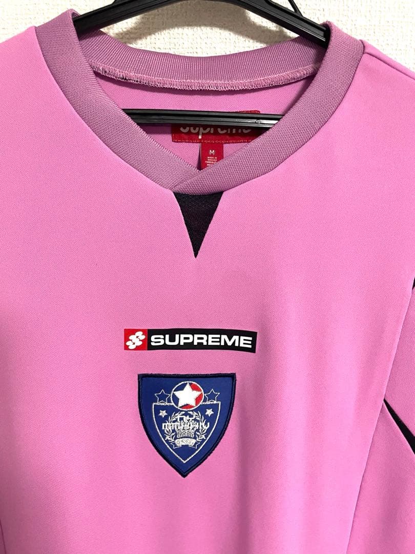 ウェア Supreme Crest Soccer Jersey \"Pink\"