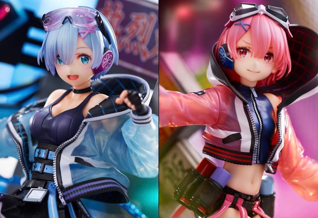 【新品:未開封】限定品付 ラム レム Neon City Ver. フィギュア