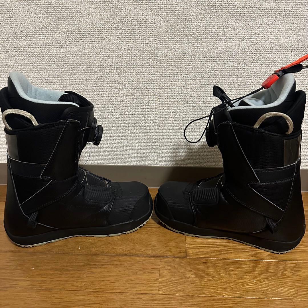 BURTON スノーボードブーツ ブラック/ライトブルー 24.5cm boa